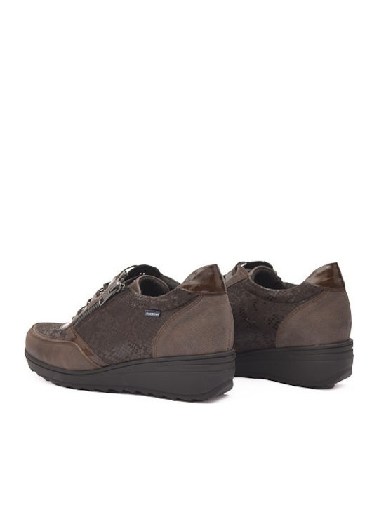 Γυναικεία Ανατομικά Sneakers Καφέ