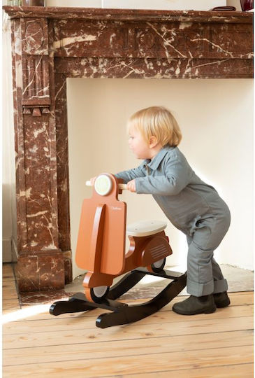 Childhome Κουνιστό Παιχνίδι Σκούτερ για Βάρος έως 15kg Καφέ