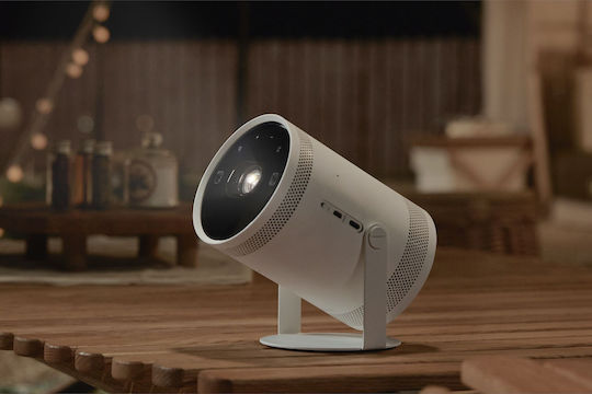 Samsung The Freestyle 2nd Gen SP-LFF3CLAXXXE Mini Projector DLP (DMD) Full HD LED Lamp with Wi-Fi and Built-in Speakers White