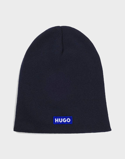 Beanie Ανδρικός Σκούφος Πλεκτός σε Navy Μπλε χρώμα