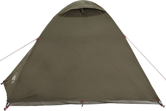 vidaXL Automatic Camping Tent Igloo Brown 3 Seasons for 4 People 268x210x140cm