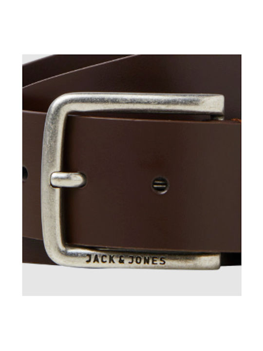 Jack & Jones Men's Leather Belt Brown