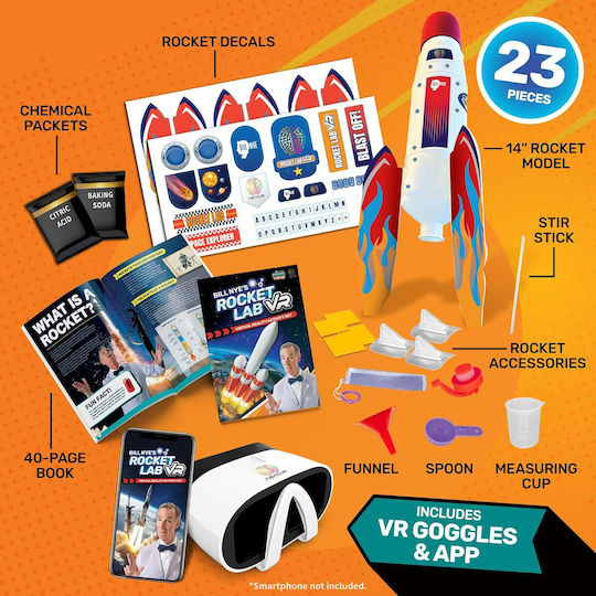 Bill Nye's Rocket Science Kit Vr STEM Лаборатория за 8-12 Години