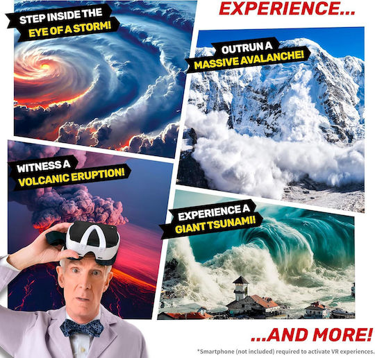 Bill Nye's Weather Kit Xtreme Weather Lab Vr STEM Εργαστήριο για 8-12 Ετών