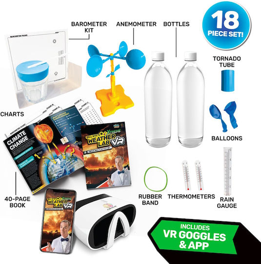 Bill Nye's Weather Kit Xtreme Weather Lab Vr STEM Εργαστήριο για 8-12 Ετών