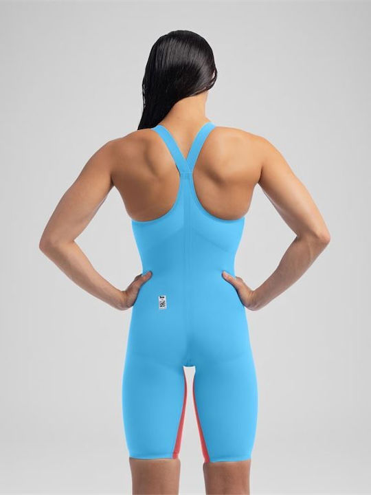 Speedo Fastskin Lzr Pure Valor 2.0 Openback Kneeskin Γυναικείο Αγωνιστικό Ολόσωμο Μαγιό Κολύμβησης Μπλε