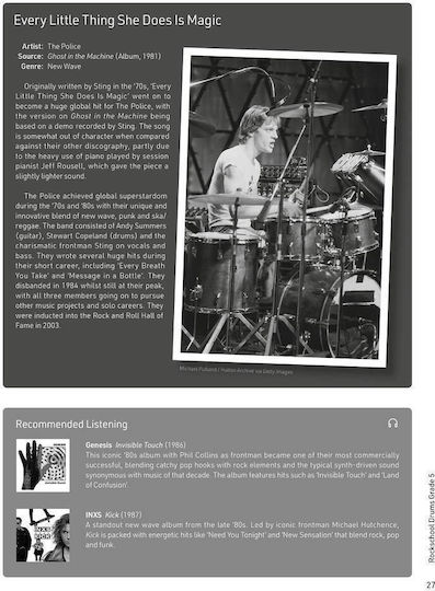 RSL Rockschool Drums, Book 5 & Online Audio (2024) Παρτιτούρα για Ντραμς