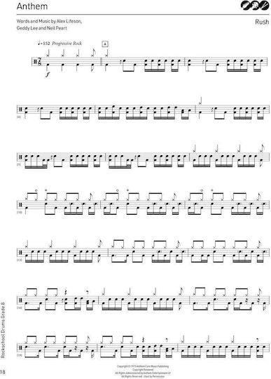 RSL Rockschool Drums, Book 8 & Online Audio (2024) Παρτιτούρα για Ντραμς