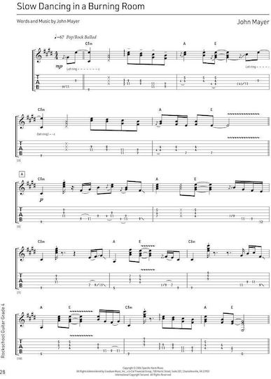 RSL The Rockschool Guitar, Grade 4 & Online Audio (2024) Παρτιτούρα για Κιθάρα