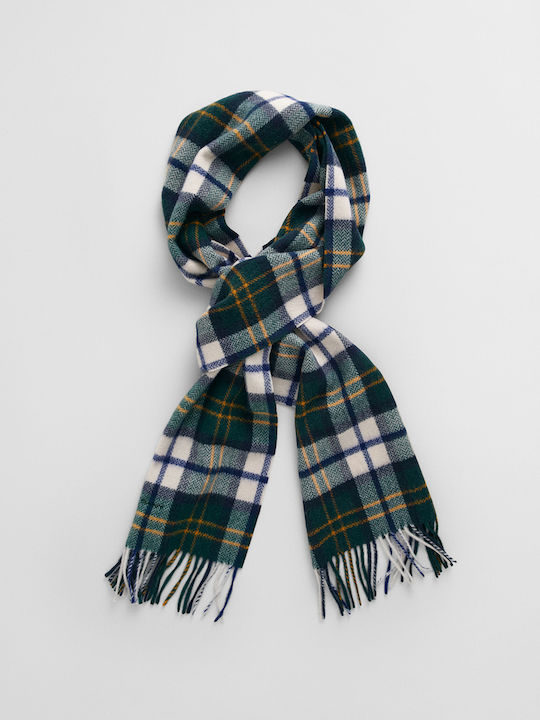 Gant Men's Wool Scarf Green