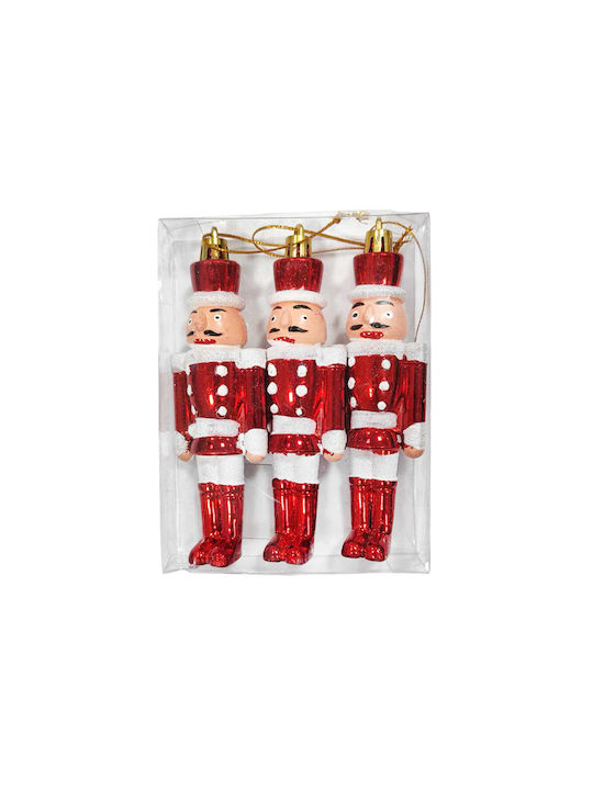 Deco Hängendes Ornament Soldat Set 3Stück