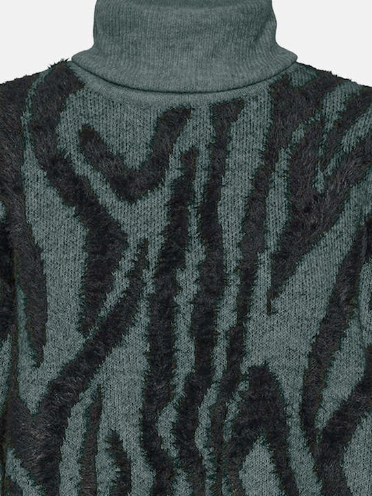 Women's Long Sleeve Sweater Steel Blue