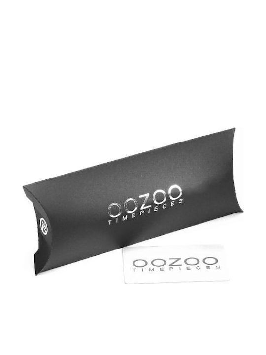 Oozoo Timepieces Γυναικείο Ρολόι 45mm Μπαταρίας με Χρυσό Μεταλλικό Μπρασελέ