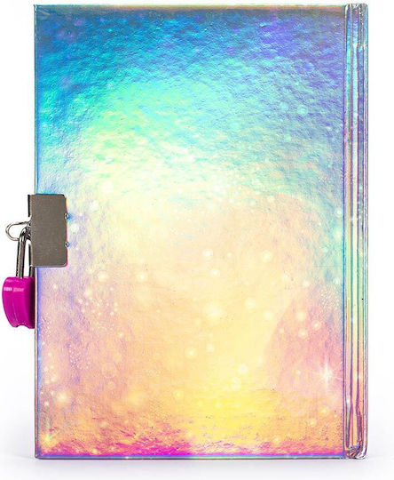 Tri-Coastal Design Caiet Pentru Copii Holografic Unicorn cu Caiet și Lacăt