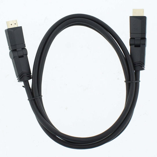 HAMA Cabluri HDMI Rotativ HDMI De Sex Masculin - HDMI De Sex Masculin 1.5m