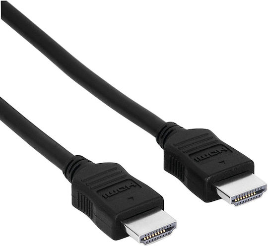 HAMA Cable HDMI male - HDMI male 10m Μαύρο