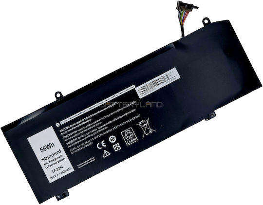 1f22n Батерия за лаптоп Dell 4 клетки 15.2v 56wh