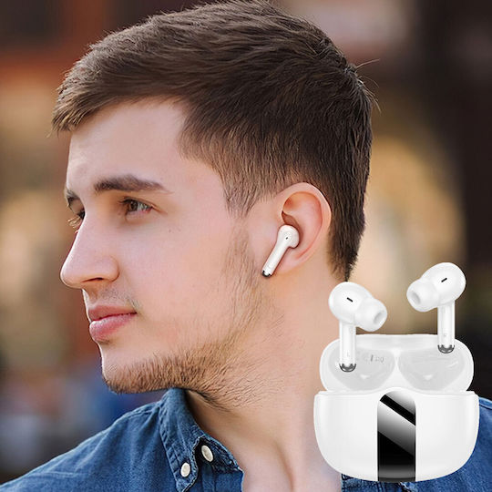 Borofone FQ3 In-Ear Bluetooth-Freisprecheinrichtung Kopfhörer mit Ladeetui Weiß