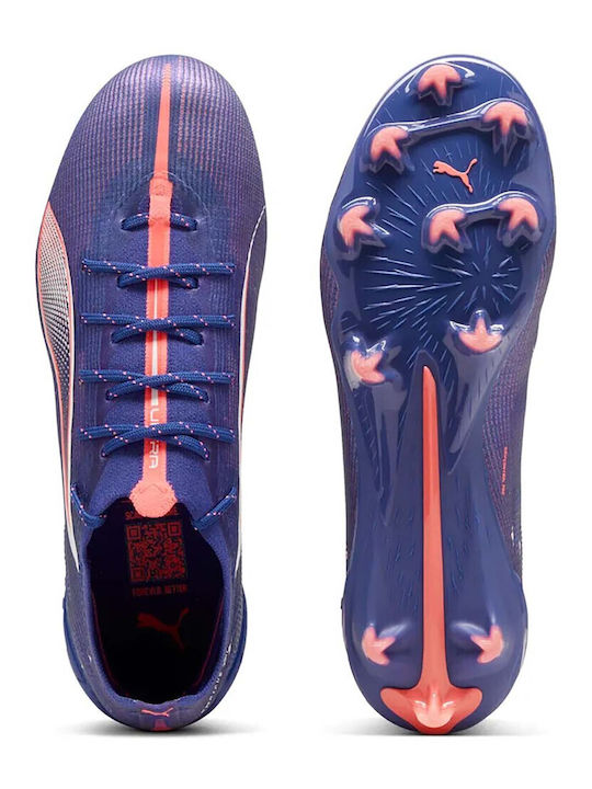 PUMA Ultra 5 Ultimate Ποδοσφαιρικά Παπούτσια με Τάπες FG Μπλε