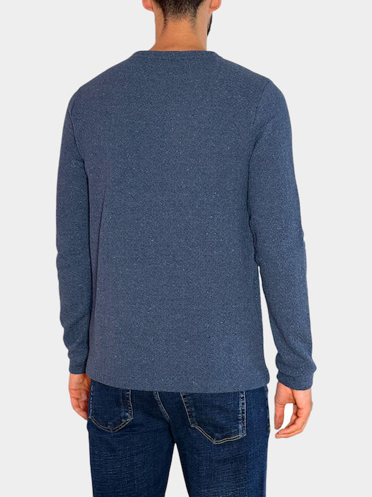 Bluza Mânecă Lungă Albastru Indigo