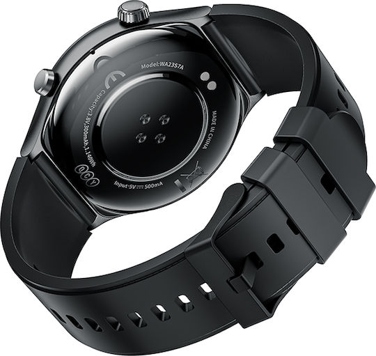 QCY Active GT S7 Stainless Steel Smartwatch with Heart Rate Monitor (Black)