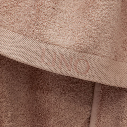Lino Home Πετσέτα Χεριών Brandy 40x60εκ. Pudra Βάρους 650gr/m²