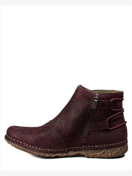 Angkor Women's Ankle Boots Platform Purple