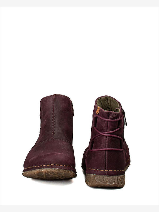 Angkor Women's Ankle Boots Platform Purple