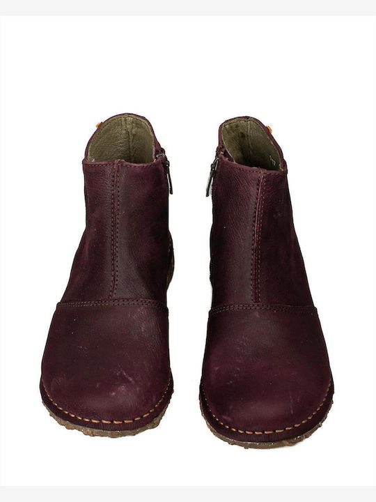 Angkor Women's Ankle Boots Platform Purple