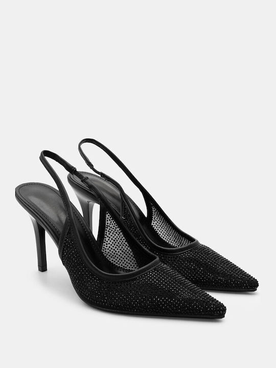 Luigi Pointed Toe Black High Heels