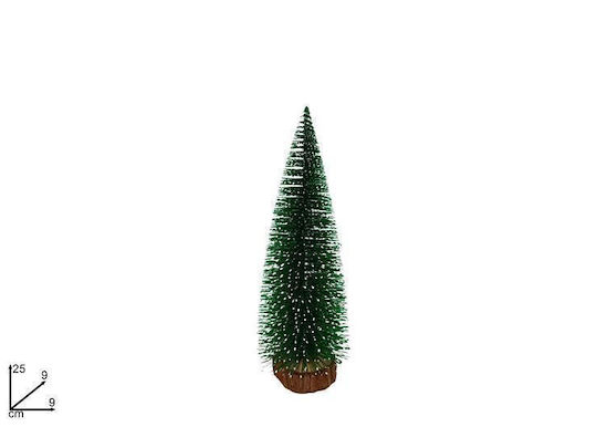 Christmas Decorative Snowy Tree Green