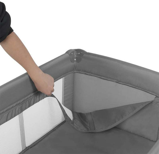 Kidwell Blissy Loc de joacă 2 Nivele cu Saltea Gri 125x65cm