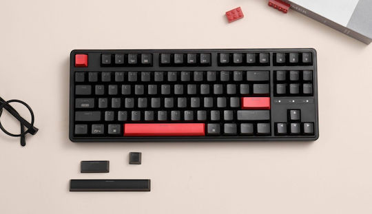 Keychron C3 Pro C3P-H3 C3P-H3 Gaming Μηχανικό Πληκτρολόγιο Tenkeyless με Custom Brown διακόπτες και Φωτιζόμενα πλήκτρα (Αγγλικό US)