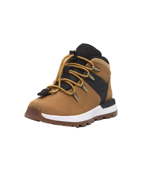 Timberland Kids Leather Boots Brown