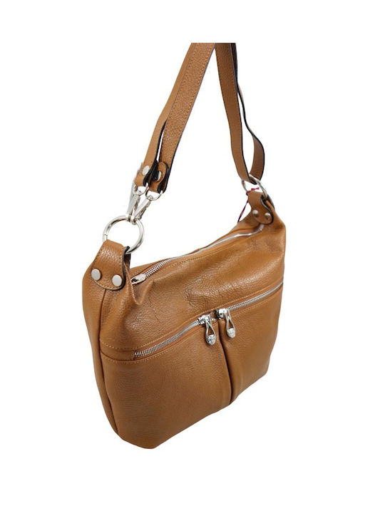 Mybag Leather Women's Bag Crossbody Tabac Brown