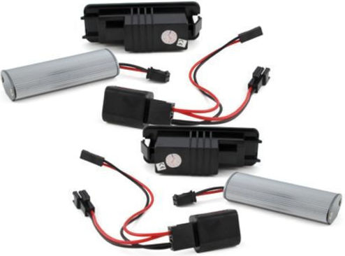 Depo Rückennummernschildbeleuchtung VW Golf 5,6,7 Canbus Polo 6r Passat 3c CC 8 Helle LEDs 2 Stück De-0063