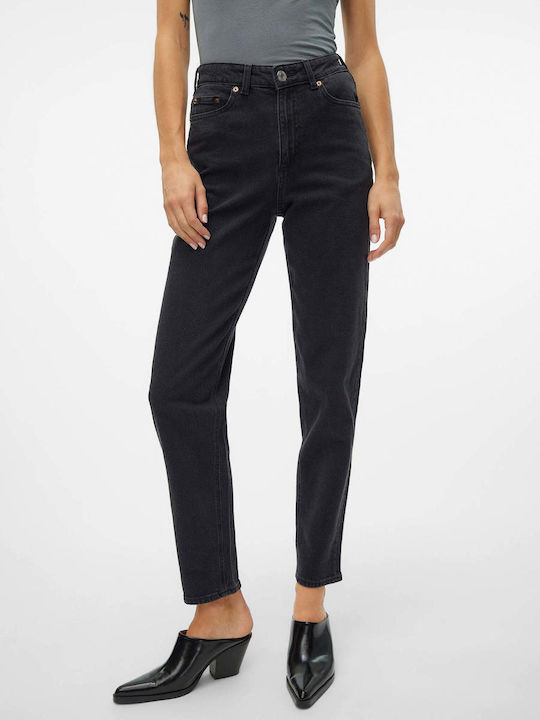 Jean Damă High Rise Fit Mama Gri