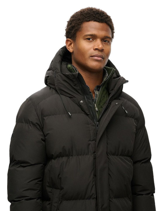 M D2 Sdcd Зимно Мъжко Яке Puffer Черно