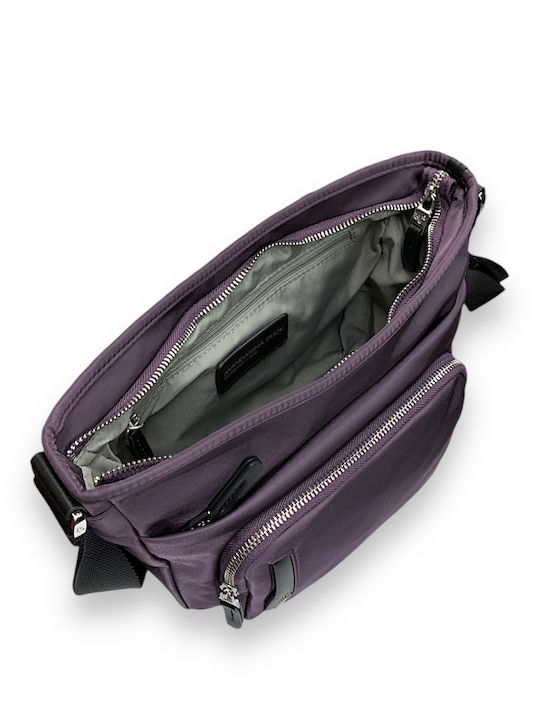 Hunter Damenhandtasche Crossbody / Schulter Lila