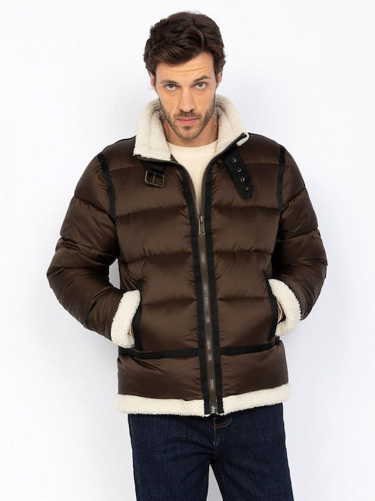 Μπουφάν Puffer Καφέ