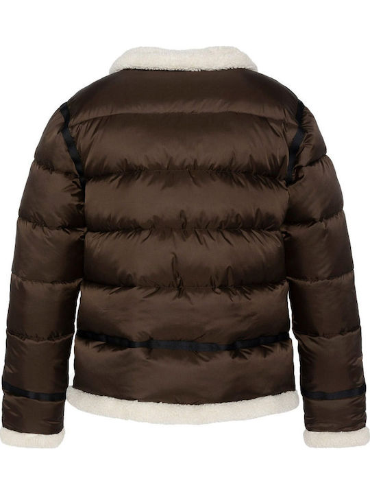 Μπουφάν Puffer Καφέ