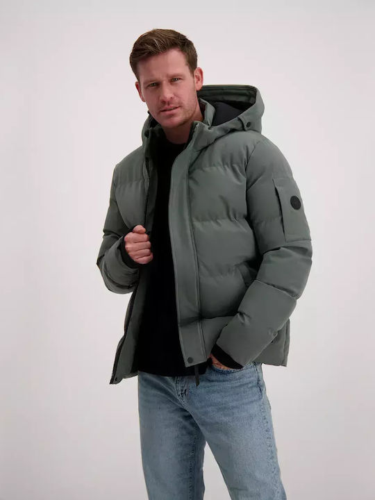 Winter Jacke Olive