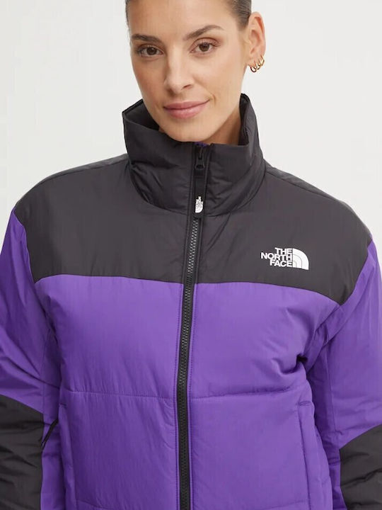 Gosei Puffer Zuschneiden Damen Puffer Jacke für Winter Lila