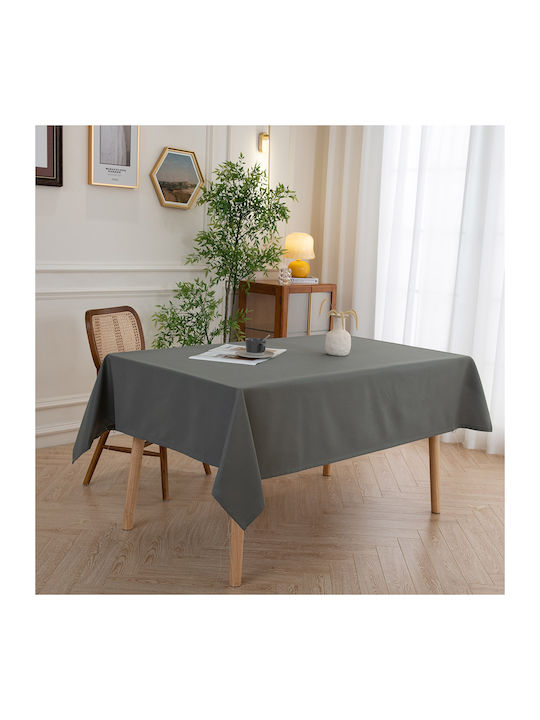 Beauty Home Τραπεζομάντηλο Supreme Art 8492 Ανθρακί 150x150εκ.