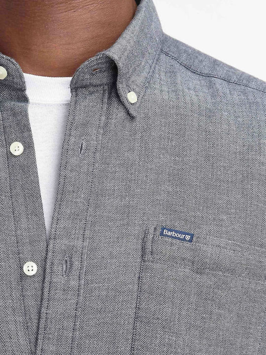 Barbour Shirt Grey Melange