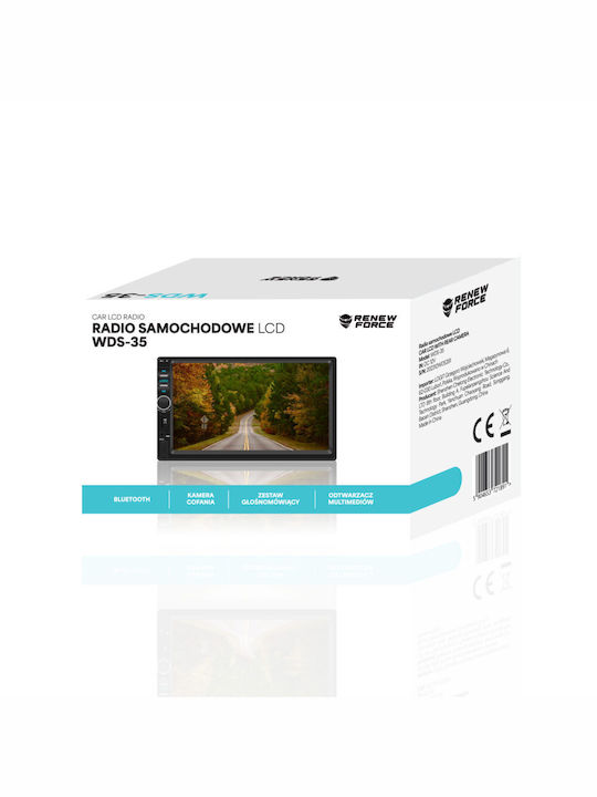 2din Video Player Included Rearview Camera 7-inch Touchscreen 4 X 50w Wds-30 Model Bluetooth Handsfree Radio Mp3 Wma Mp4 Aux Card Remote Control