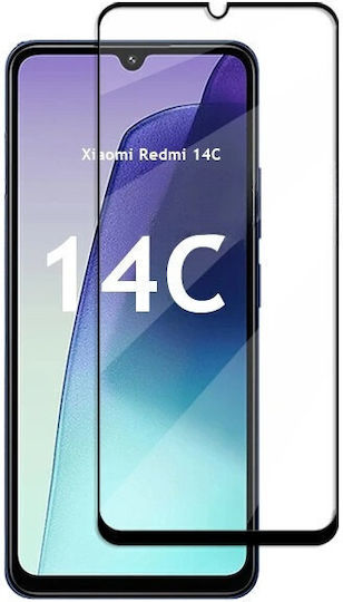 Μετριασμένο Γυαλί 3d Xiaomi Redmi 14c Μαύρο Πλαίσιο