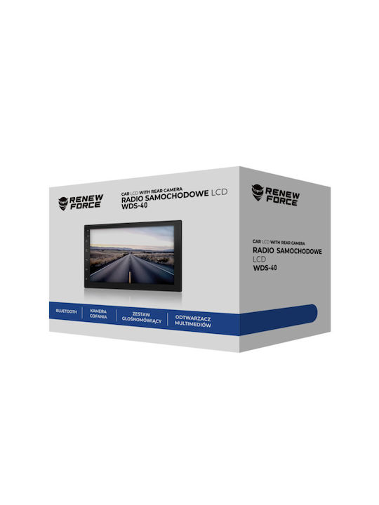 Android GPS Auto-Video-Player Inklusive Rückfahrkamera 2-DIN Größe 7-Zoll Touchscreen 4 x 45W Modell WDS-40 Bluetooth Freisprecheinrichtung Radio MP3 WMA MP4 Fernbedienung