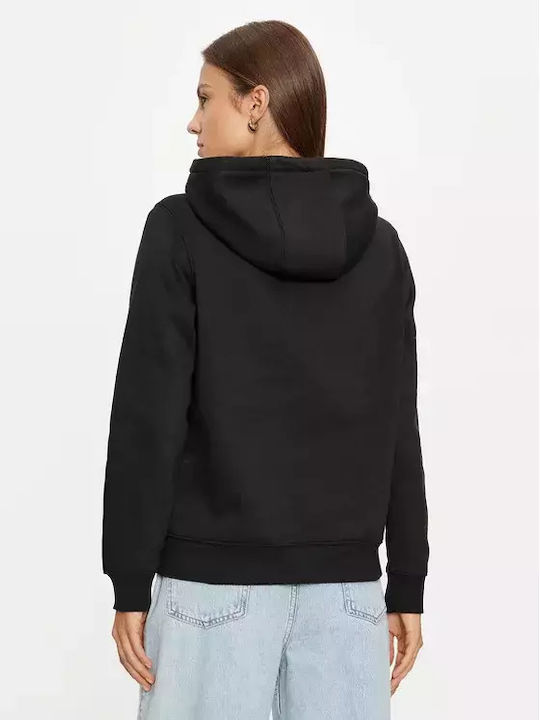Women's Sweatshirt Hooded Black