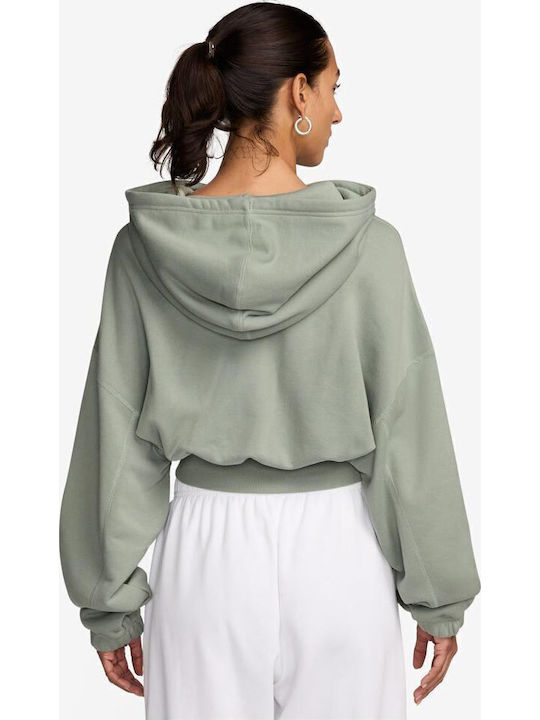 Nike Sportswear Sweatshirt Green with Hood